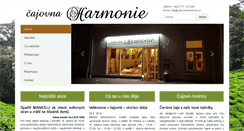Desktop Screenshot of cajovnaharmonie.cz